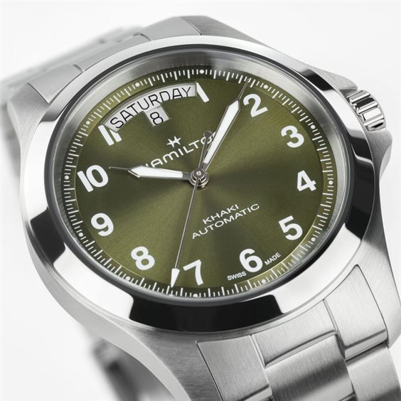 Orologio Hamilton Uomo Khaki Field Day Date in Acciaio H64475160 - H64475160
